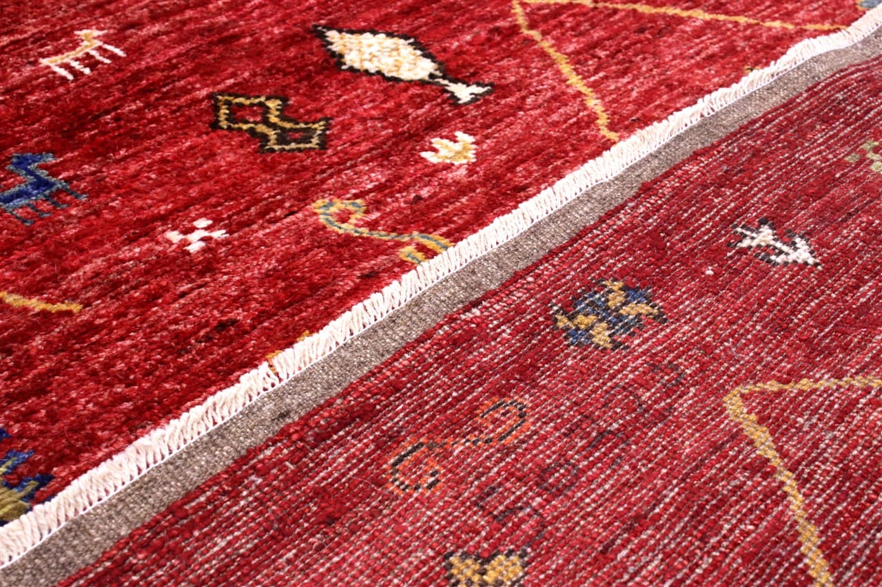 Handmade Tribal Berber Style Rug, 199x152cm