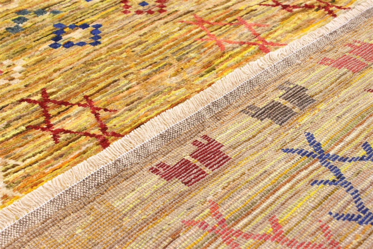 Tappeto stile berbero tribale, fatto a mano 192x139cm