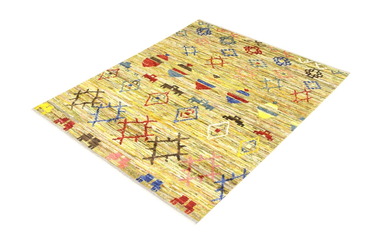 Handmade Tribal Berber Style Rug, 200x145cm