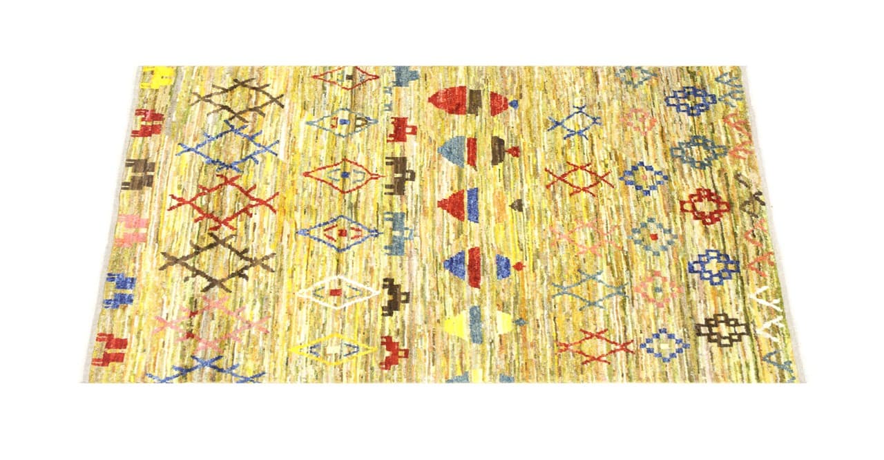 Handmade Tribal Berber Style Rug, 200x145cm