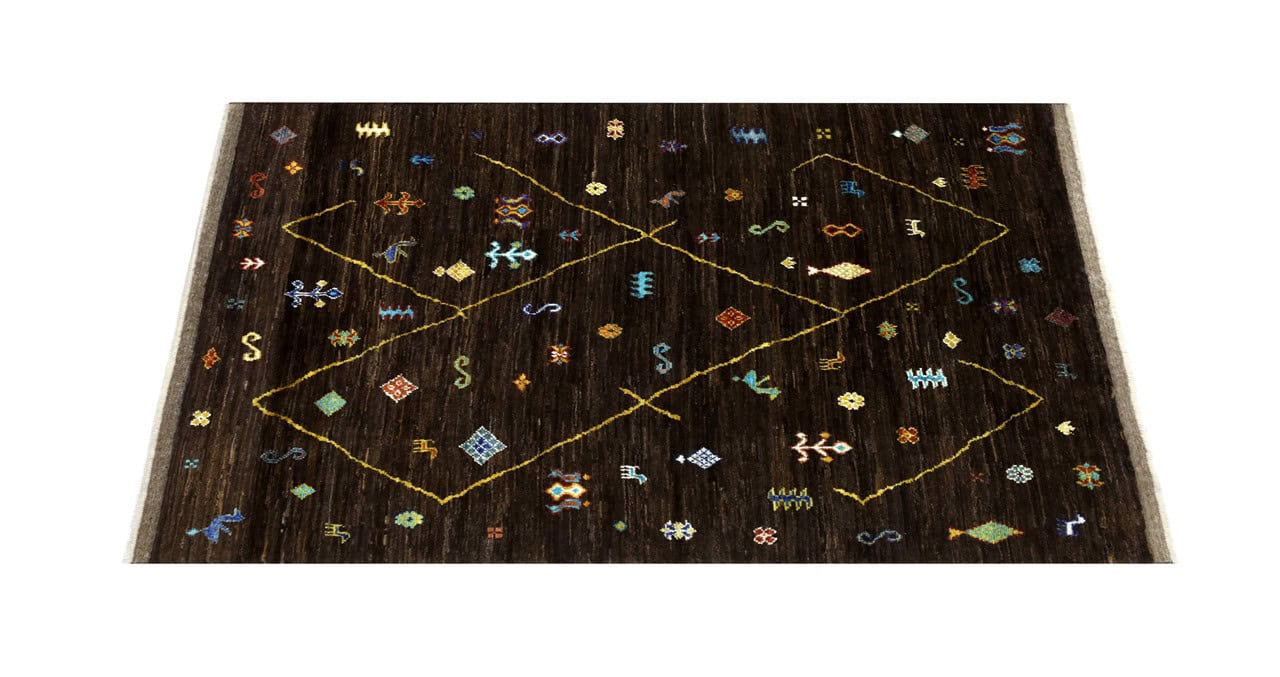 Handmade Tribal Berber Style Rug, 235x174cm
