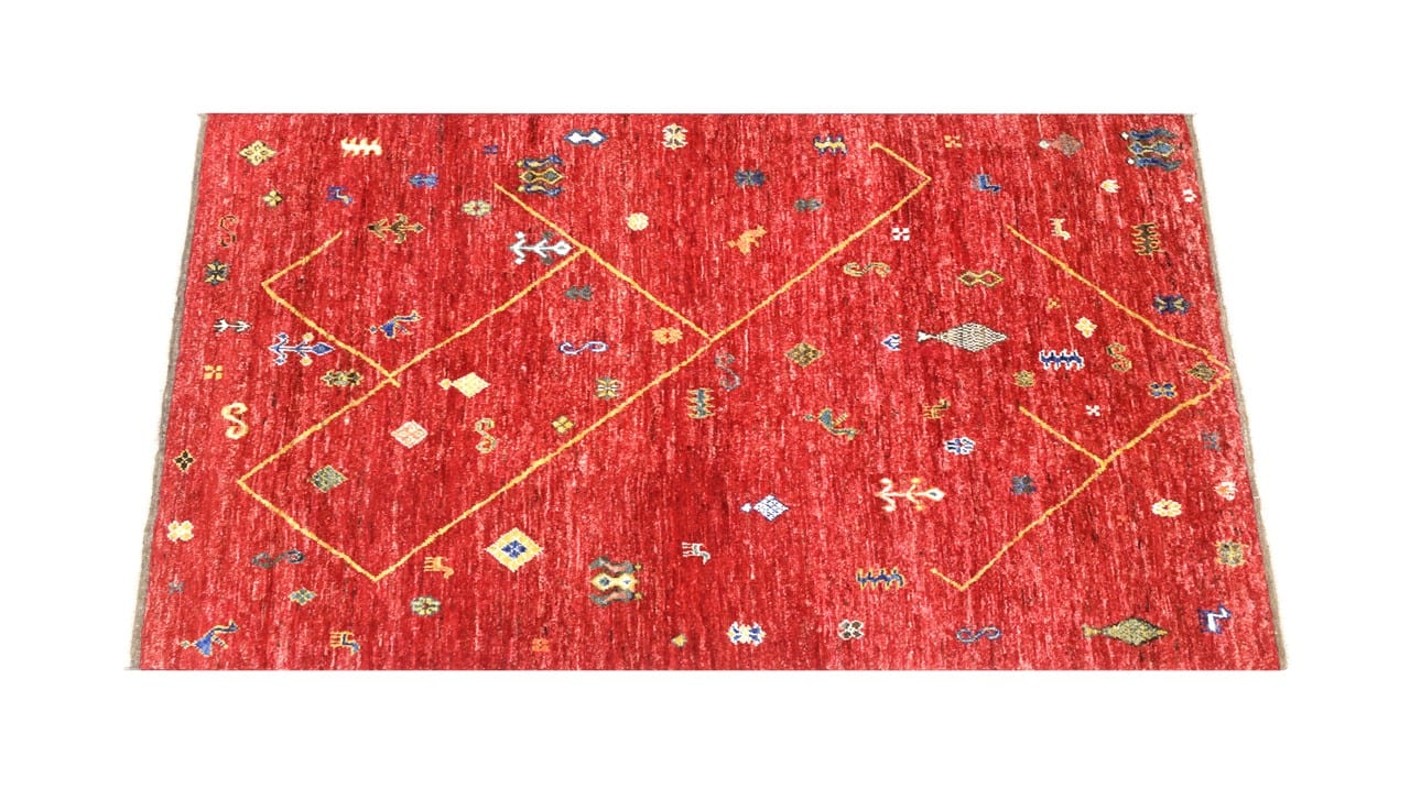 Handmade Tribal Berber Style Rug, 228x170cm