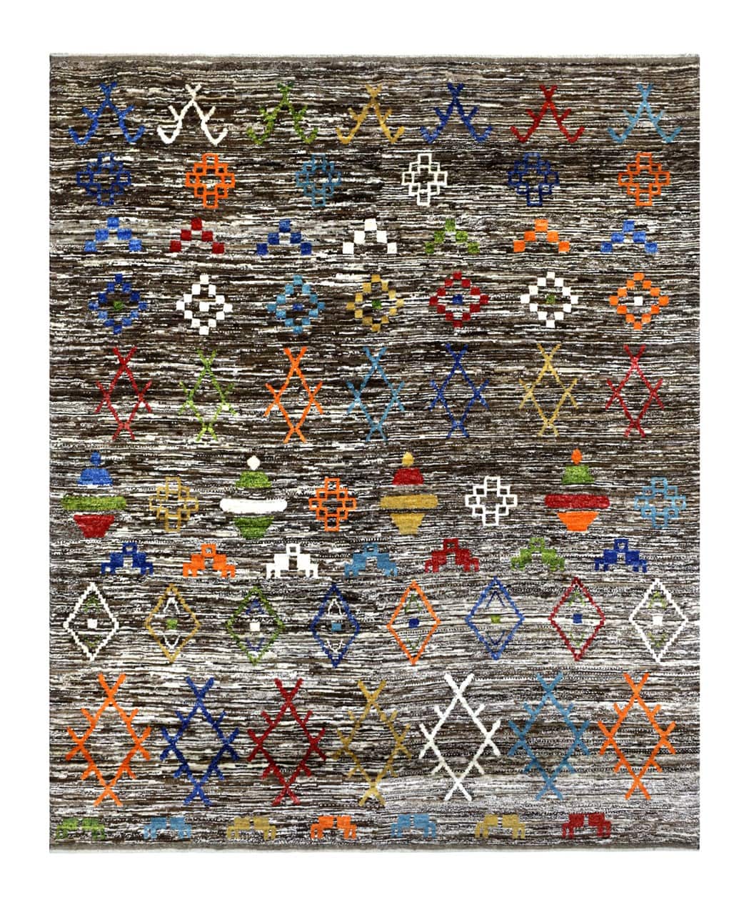 Handmade Tribal Berber Style Rug, 303x246cm