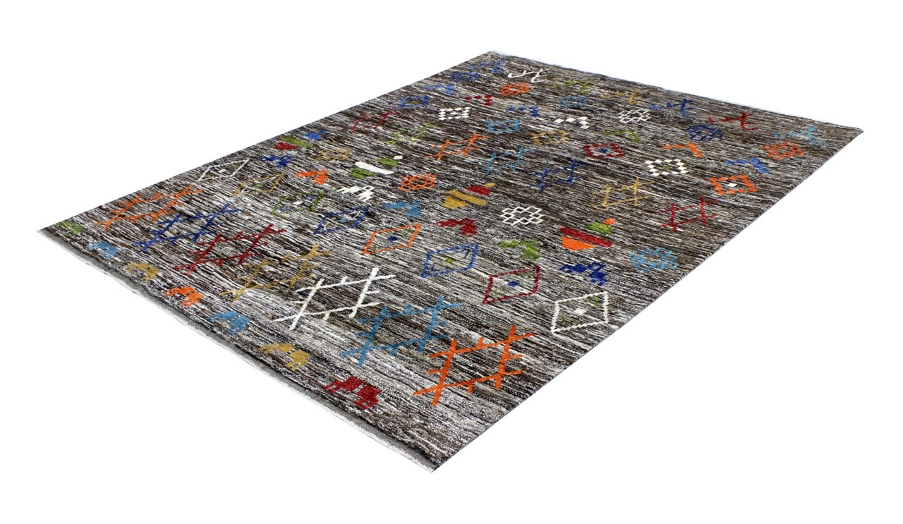Handmade Tribal Berber Style Rug, 303x246cm