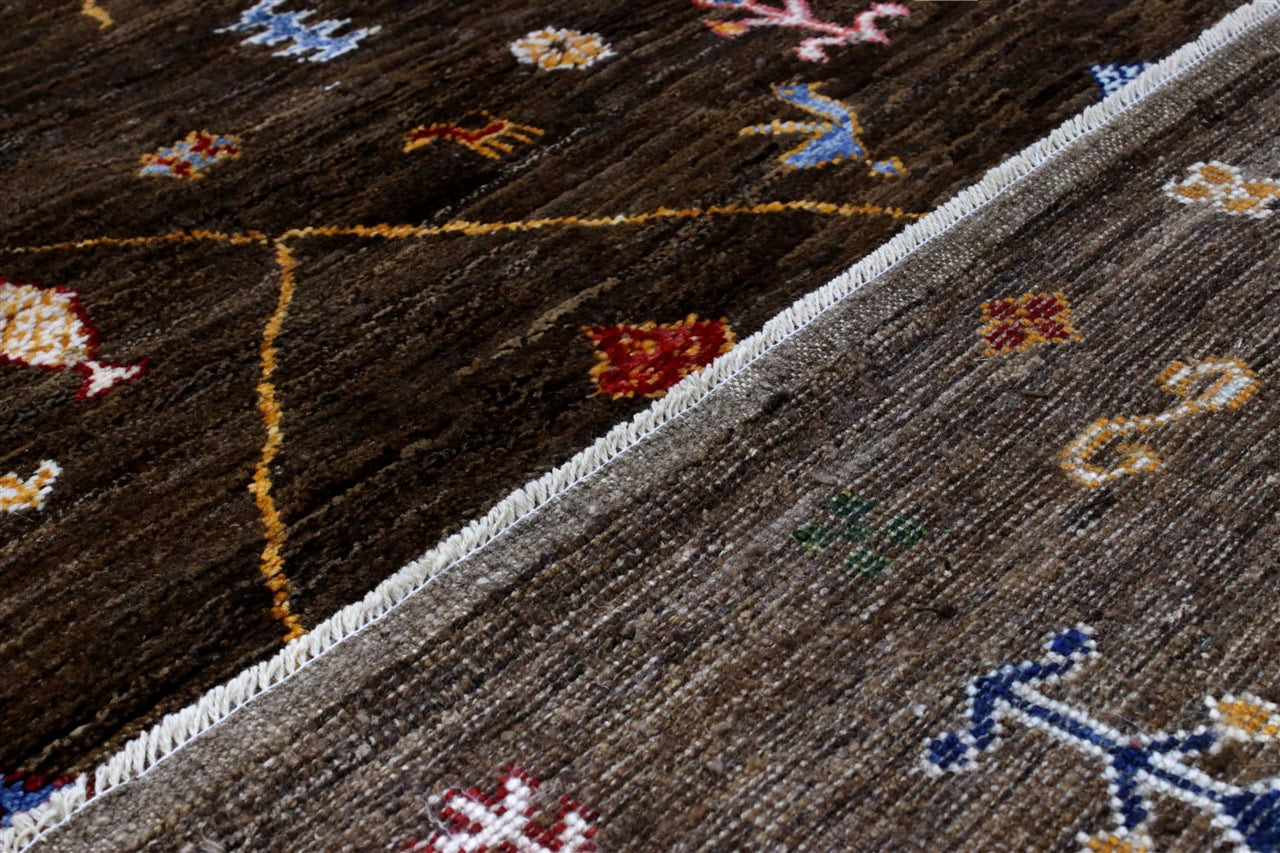 Handmade Tribal Berber Style Rug, 205x154cm