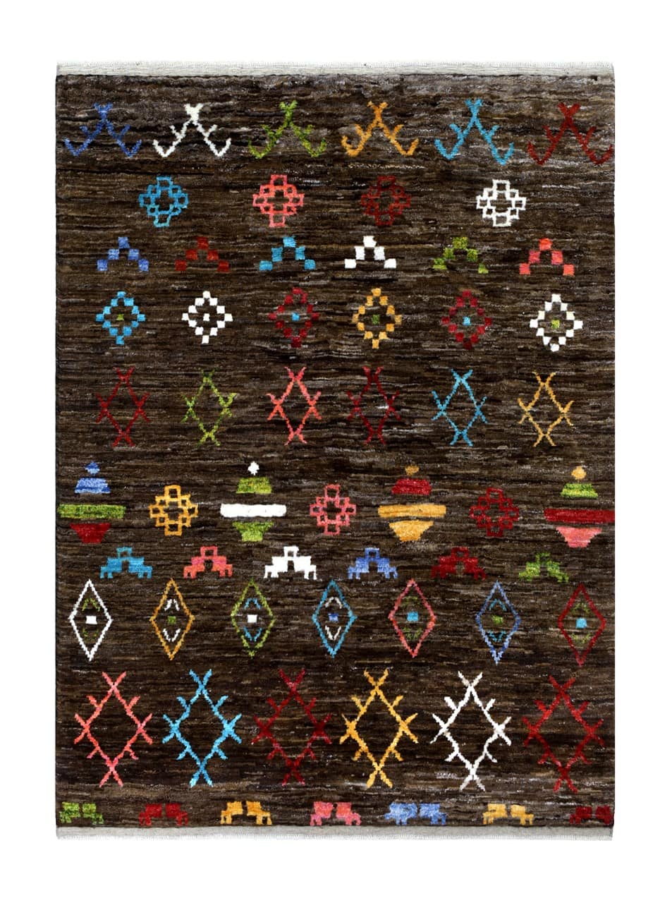Tappeto stile berbero tribale, fatto a mano 200x152cm