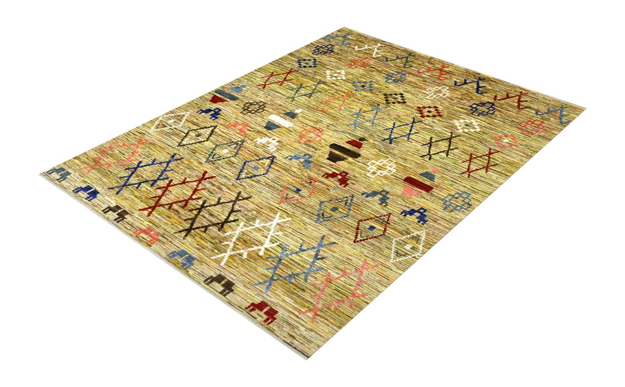 Handmade Tribal Berber Style Rug, 299x236cm