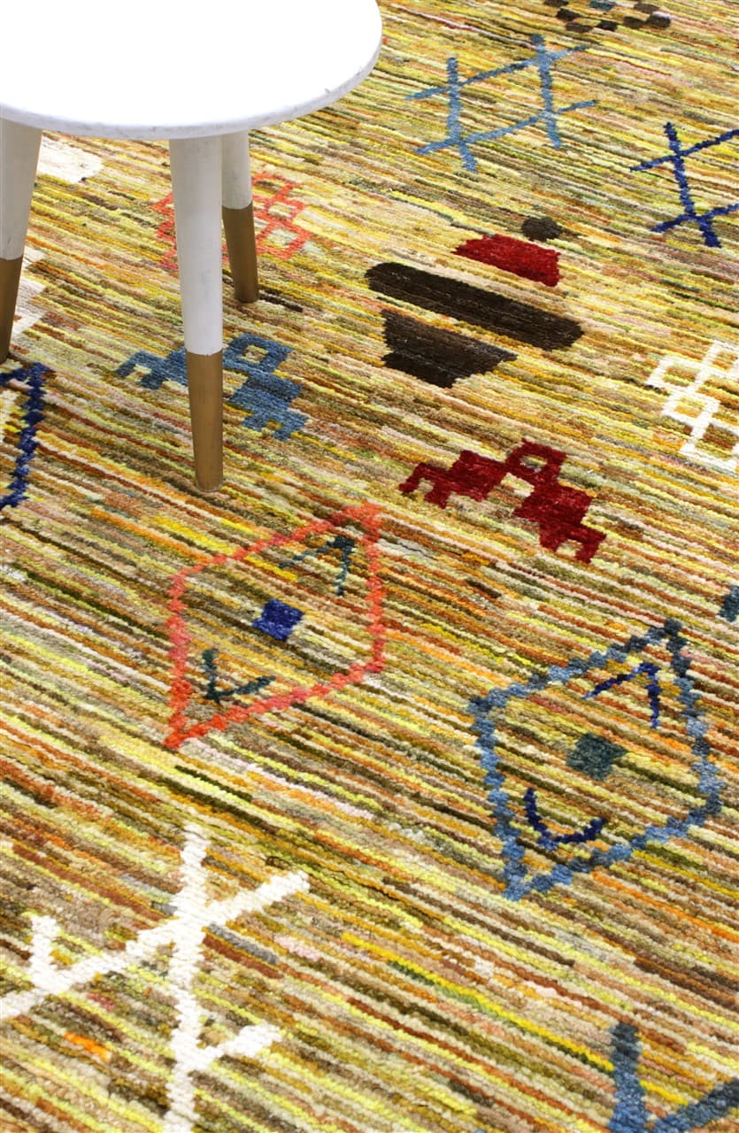 Handmade Tribal Berber Style Rug, 299x236cm