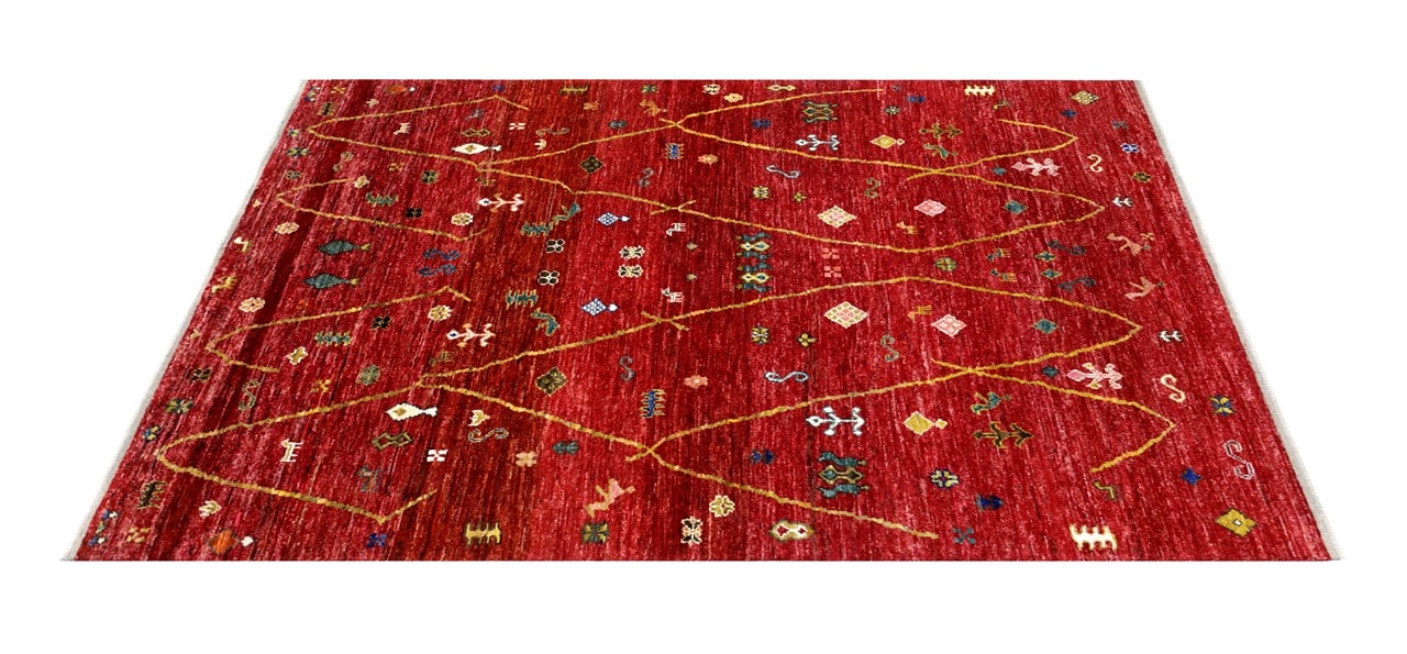 Handmade Tribal Berber Style Rug, 297x205cm