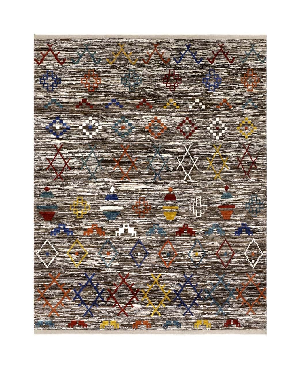 Handmade Tribal Berber Style Rug, 298x238cm