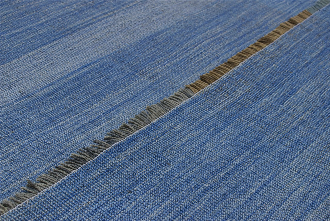 Tappeto Kilim moderno in lana multicolore 297x213cm