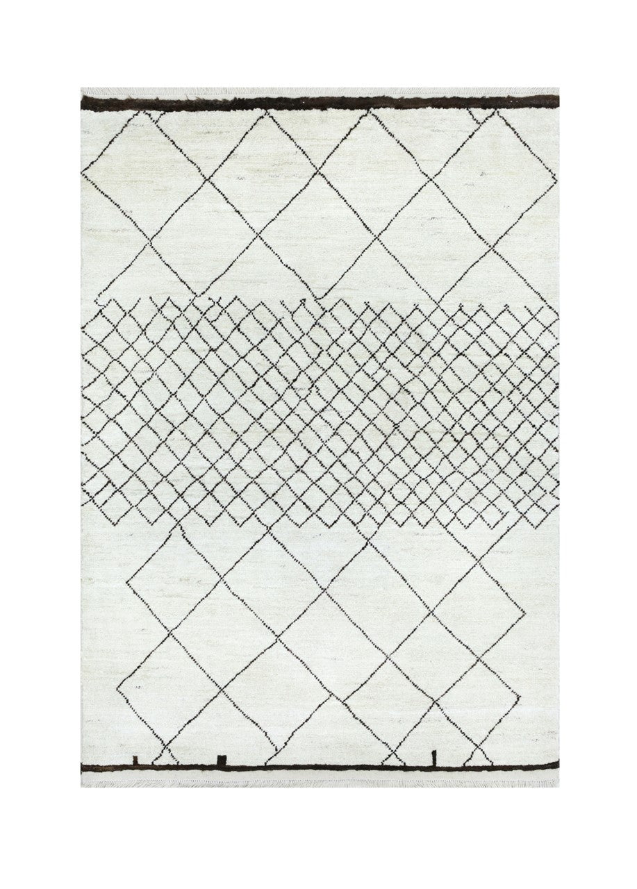 Taimany - Multicolor Tribal Wool Rug - Hand-Knotted 200x140cm