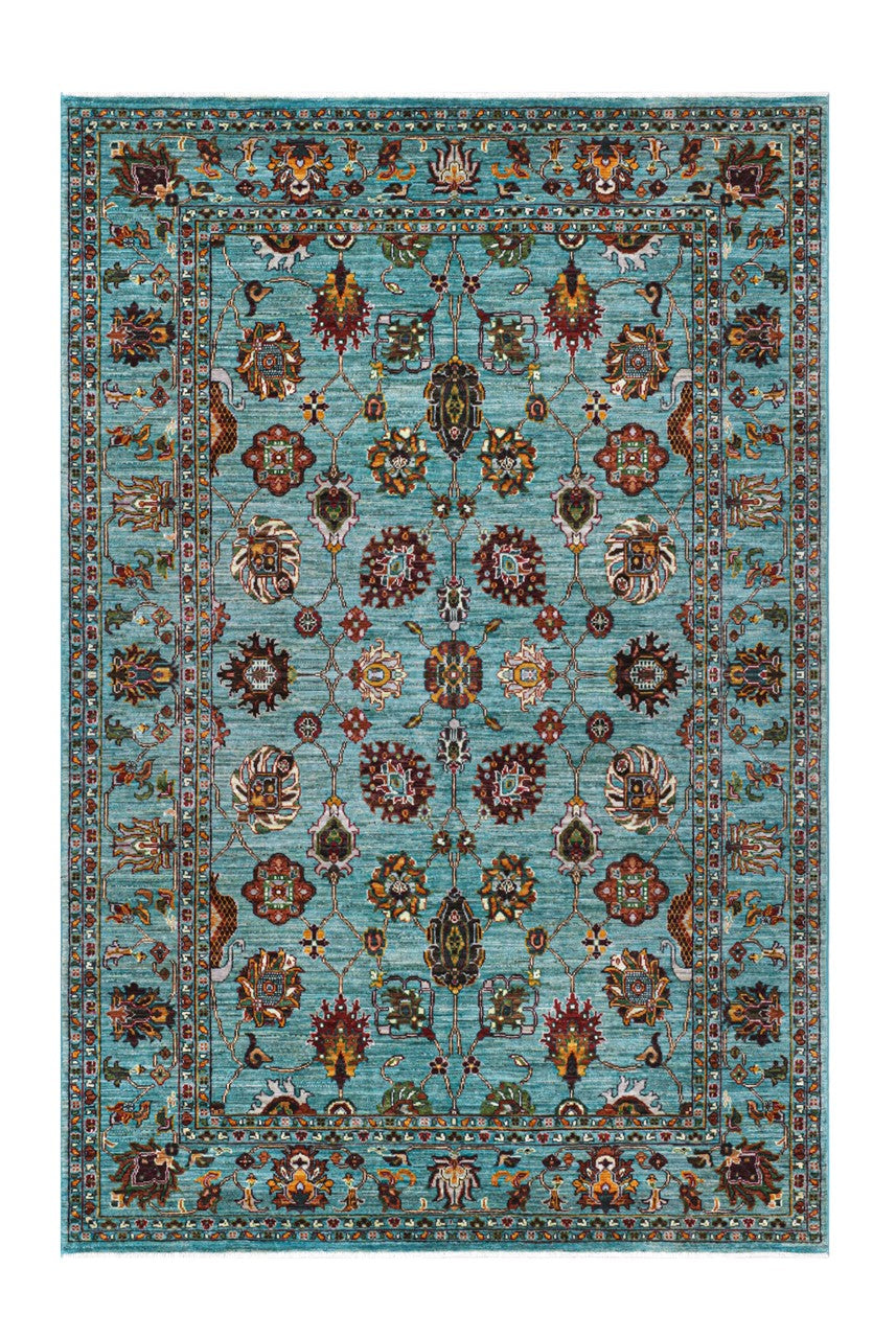 Handmade Ziegler Decorative Floral Rug, 250x177cm