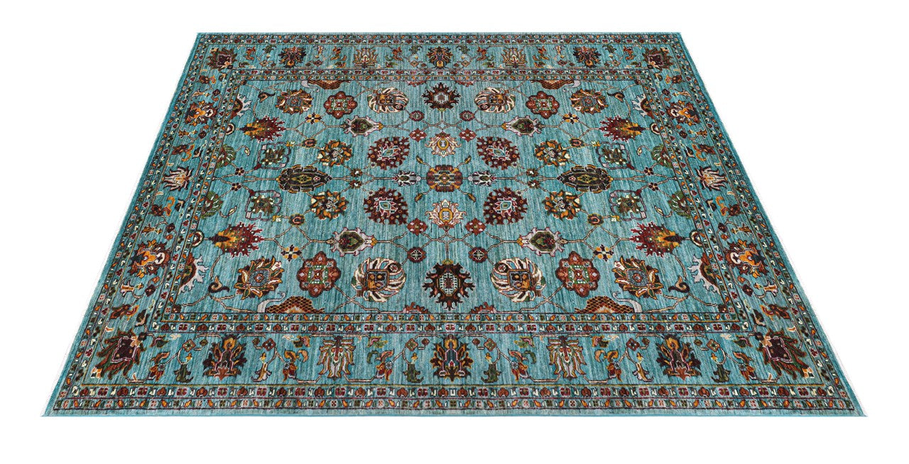 Handmade Ziegler Decorative Floral Rug, 250x177cm