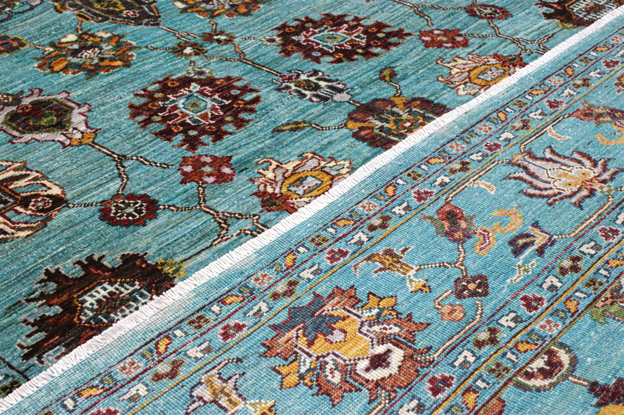 Handmade Ziegler Decorative Floral Rug, 250x177cm