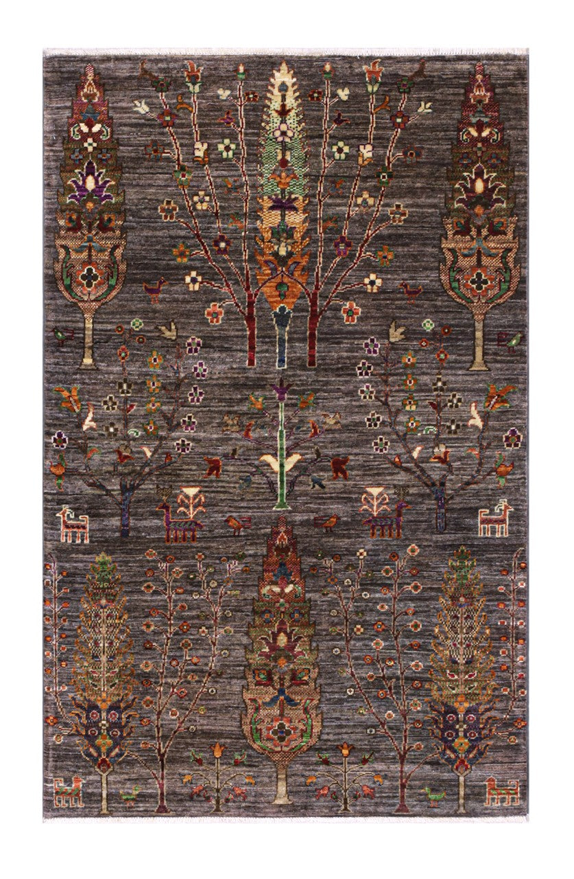 Tappeto Ziegler Decorativo floreale, fatto a mano 159x101cm