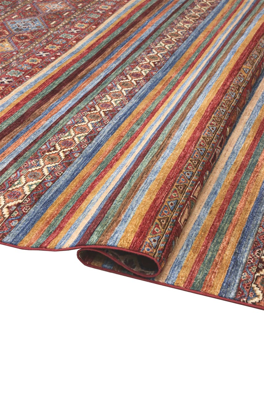 Afghan wool carpet multi, handmade 351x249cm