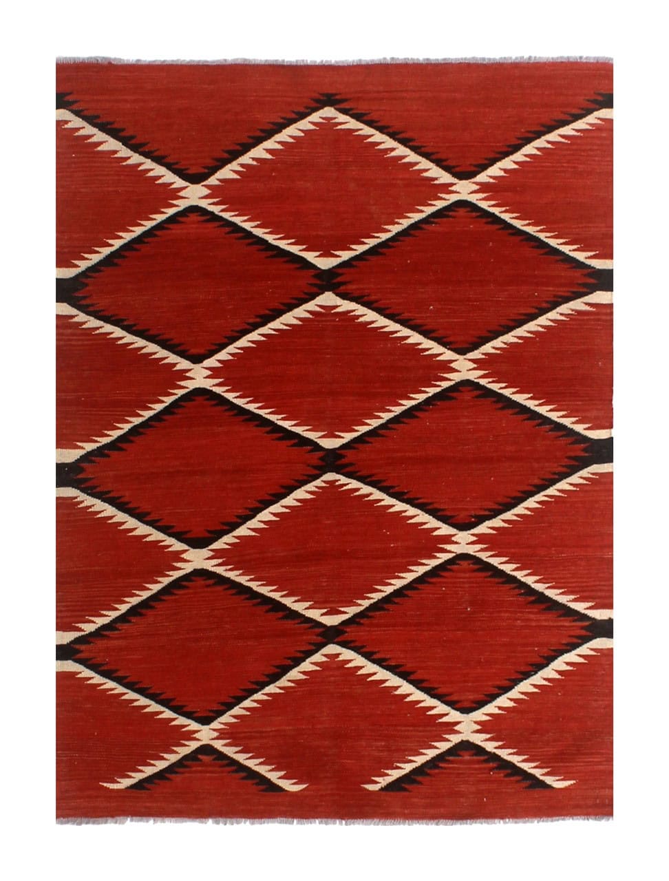 Modern wool Kilim carpet multi 186x131cm