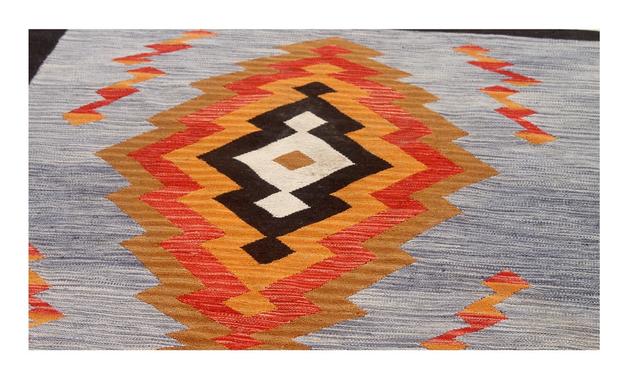 Modern wool Kilim carpet multi 250x180cm