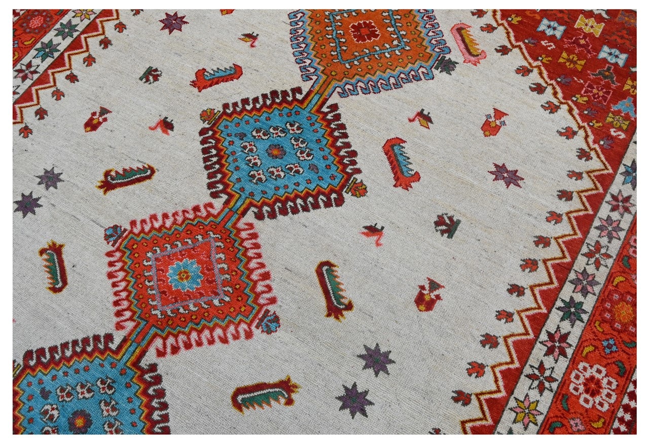 Tappeto Kazak Classico, Multicolore, fatto a mano, 306x196cm