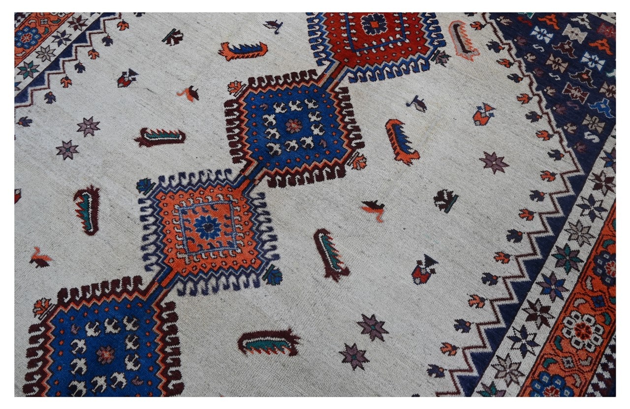 Tappeto Kazak Classico, Multicolore, fatto a mano, 313x200cm