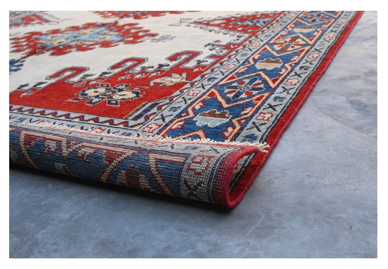 Tappeto Kazak Classico, Multicolore, fatto a mano, 339x202cm