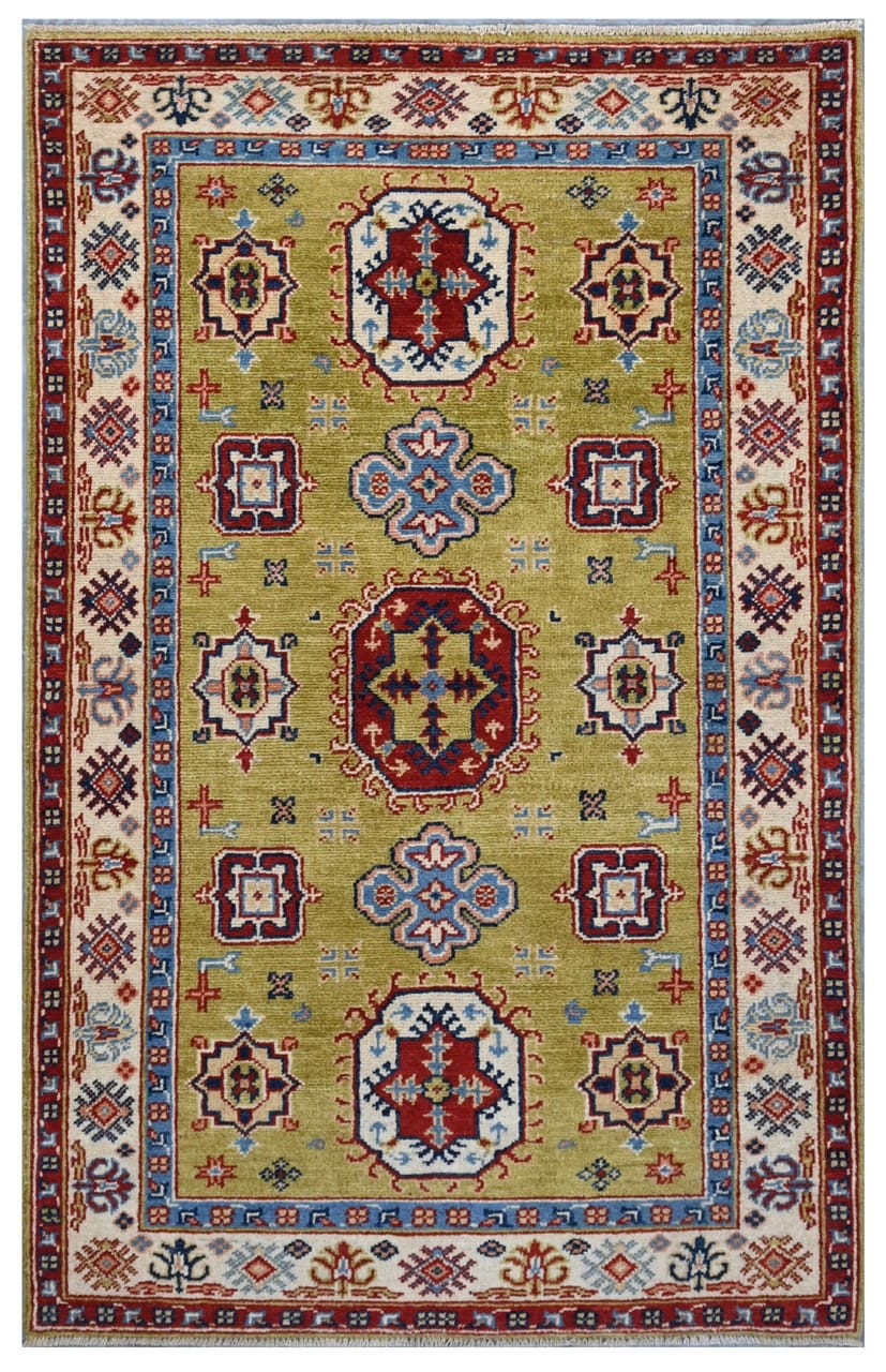 Classic Kazak carpet, Multi, handmade, 146x89cm