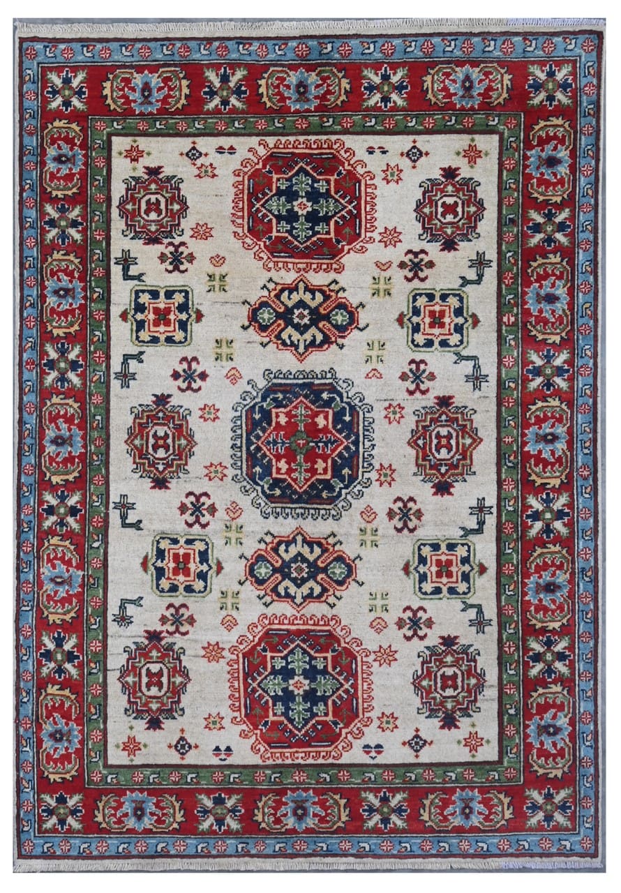 Classic Kazak carpet, Multi, handmade, 167x116cm