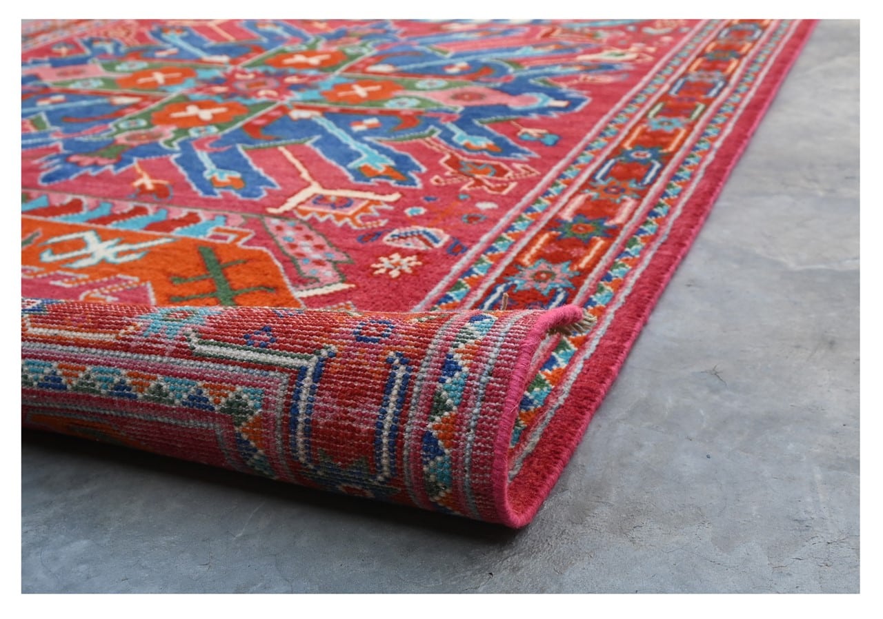 Tappeto Kazak Classico, Multicolore, fatto a mano, 171x118cm