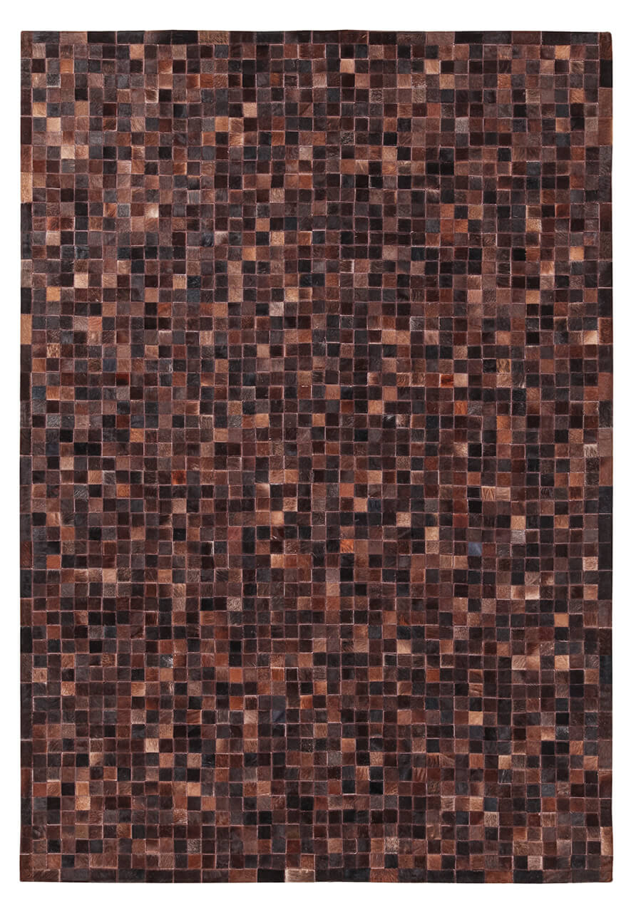LEATHER PATCH MOSAIC CHOCO