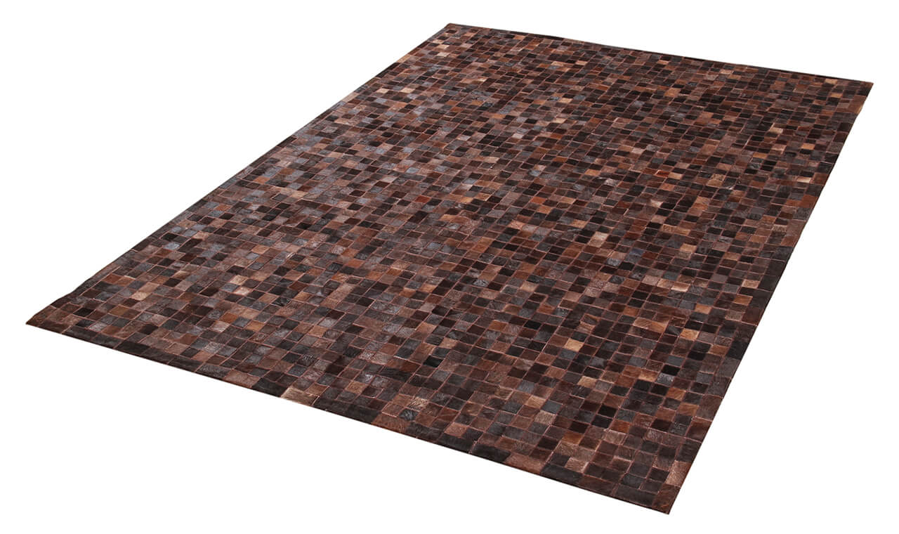 LEATHER PATCH MOSAIC CHOCO