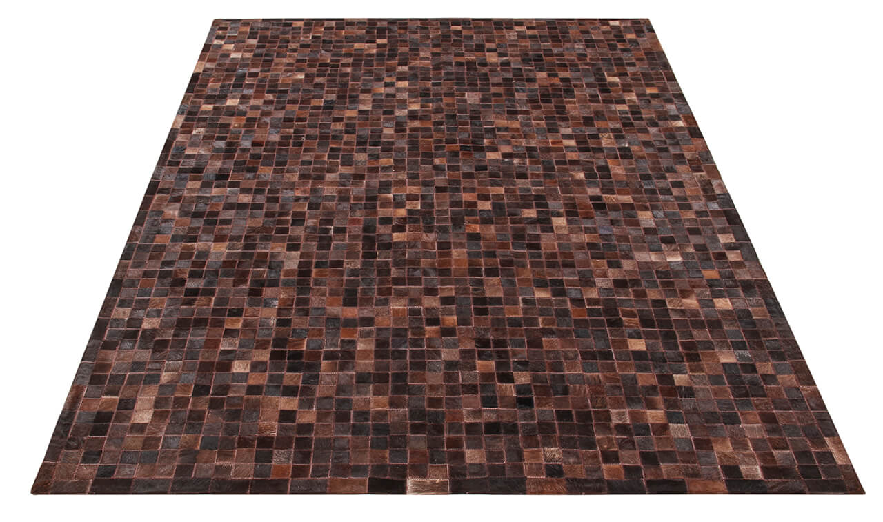 LEATHER PATCH MOSAIC CHOCO