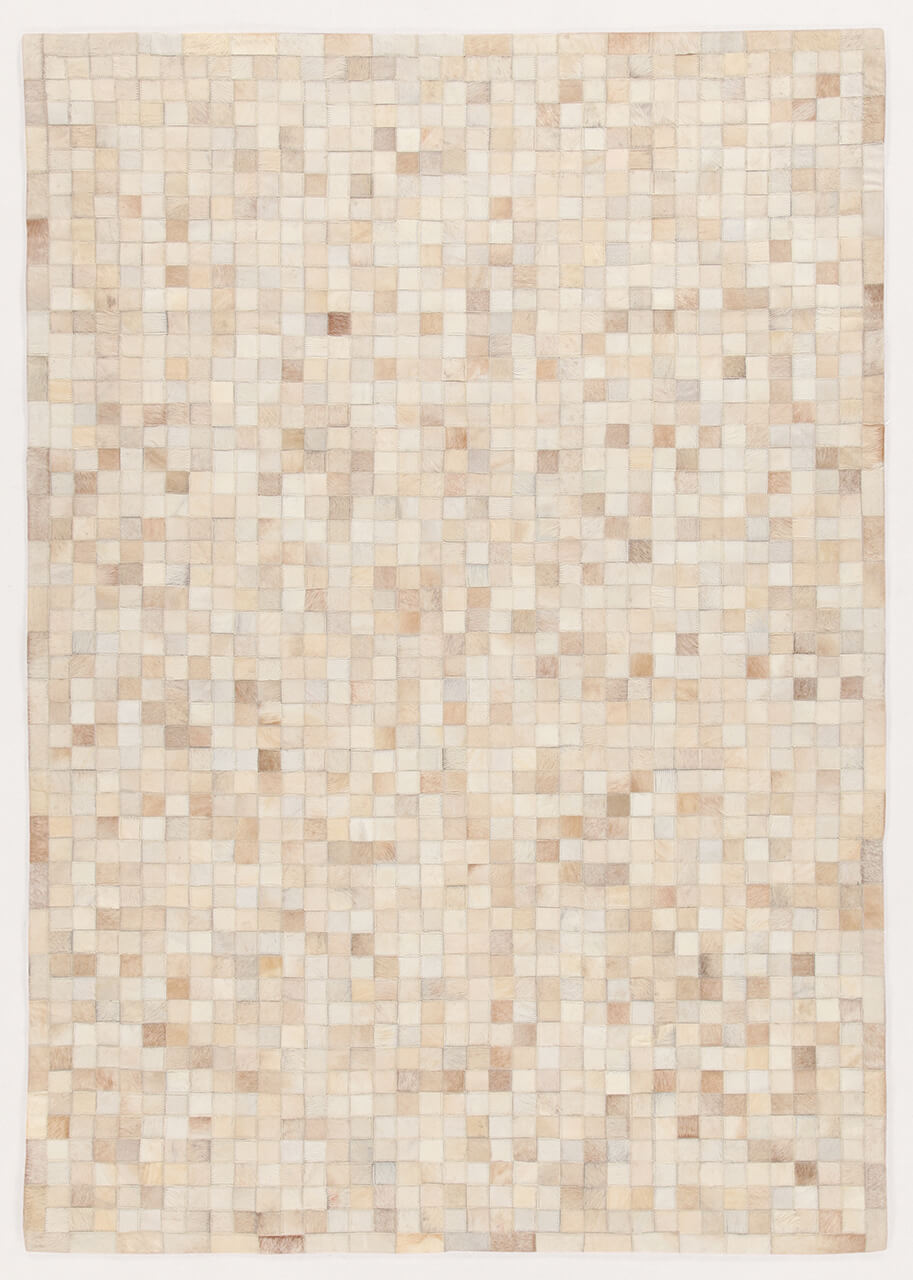 LEATHER PATCHWORK BEIGE