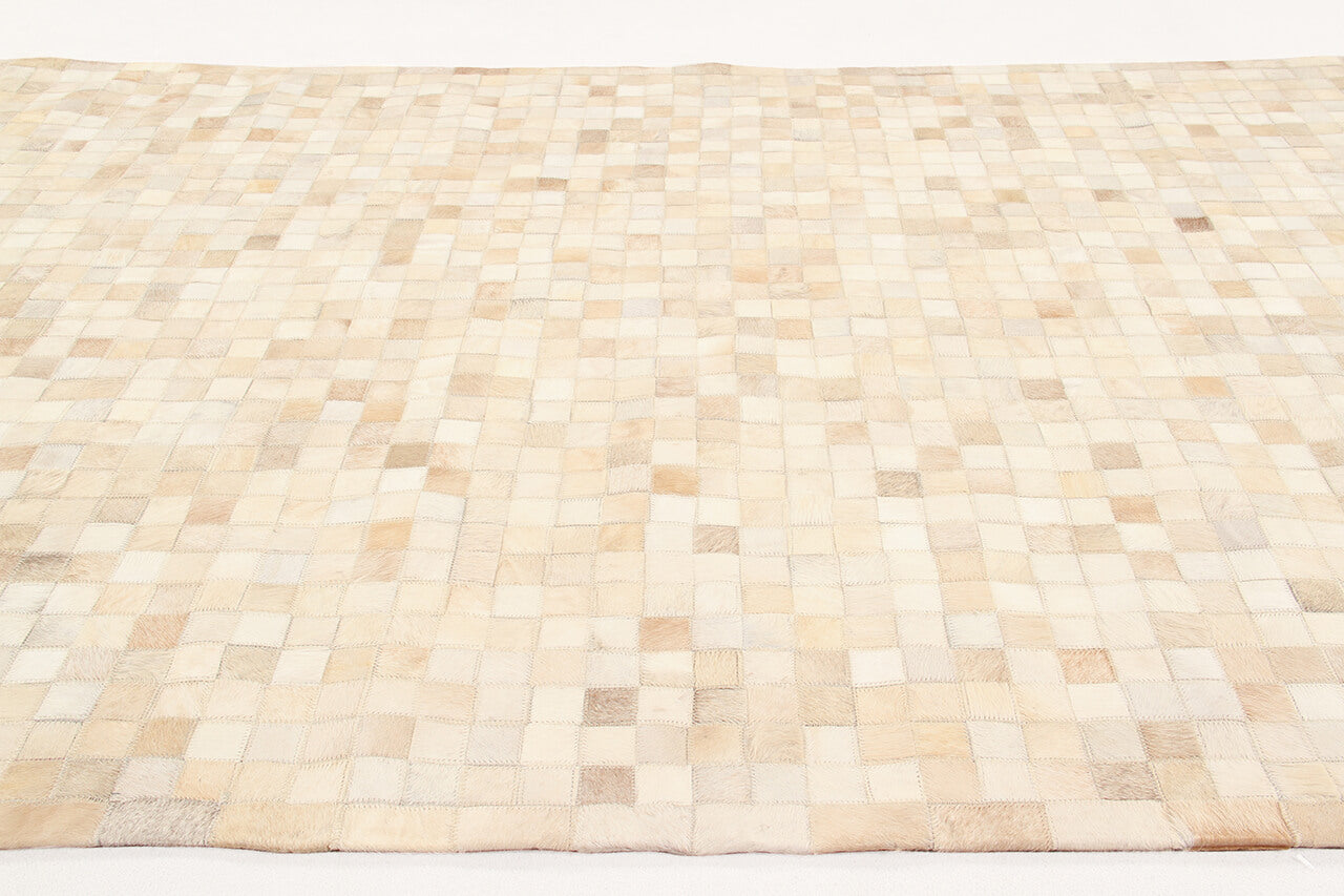 LEATHER PATCHWORK BEIGE