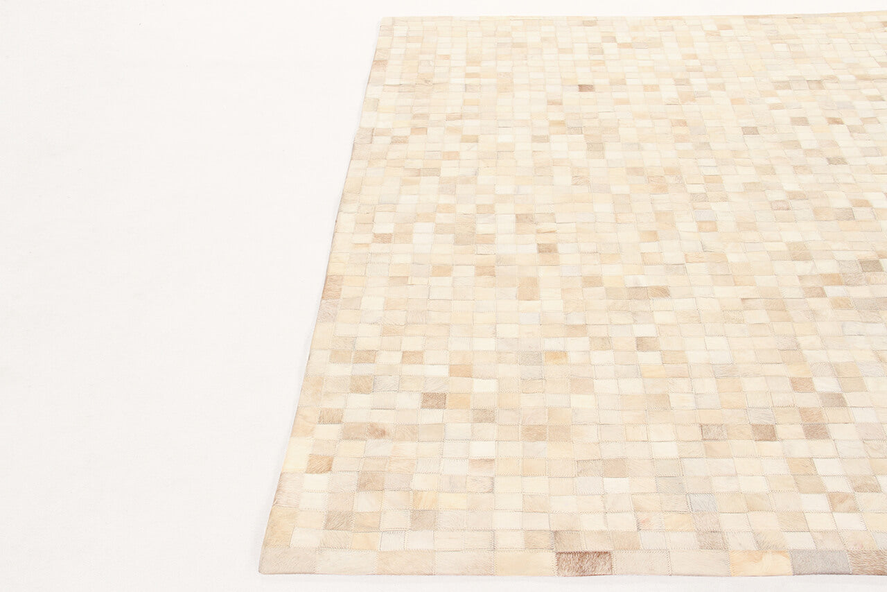 LEATHER PATCHWORK BEIGE