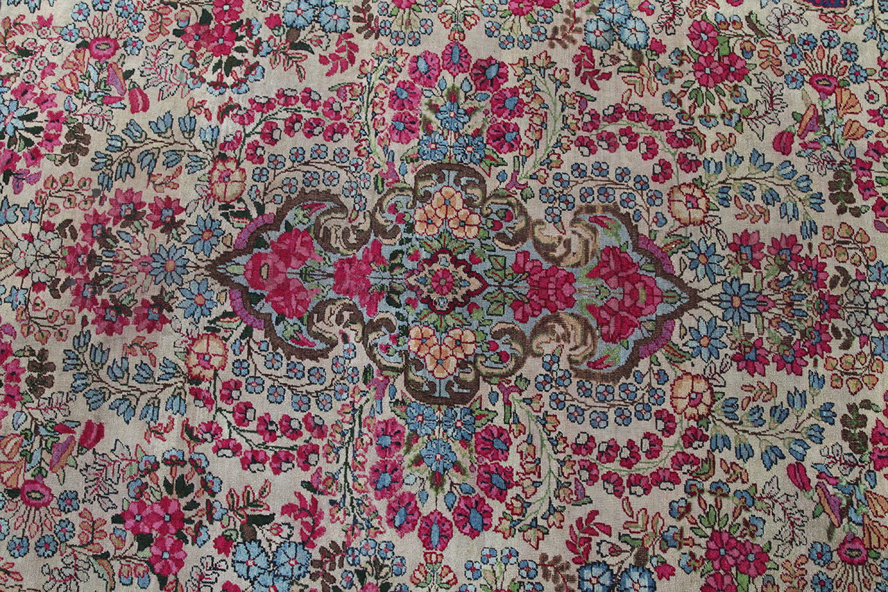 Tappeto Kerman Antico Persiano Autentico | Annodato a Mano 366x276cm