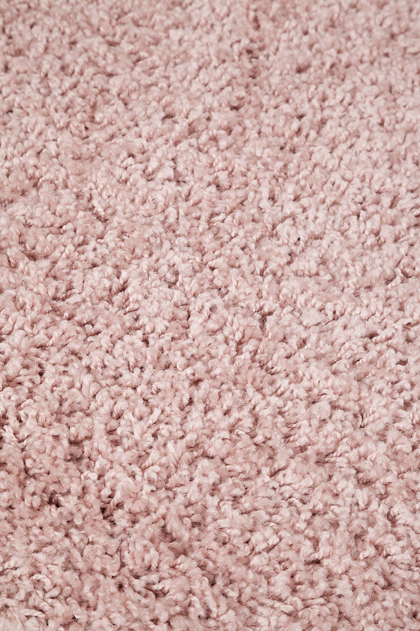 Tappeto Shaggy Boston Rosa - Tinta Unita - Morbido e Resistente | Ideale per ogni ambiente