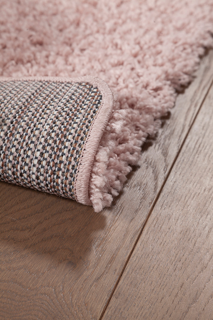 Tappeto Shaggy Boston Rosa - Tinta Unita - Morbido e Resistente | Ideale per ogni ambiente