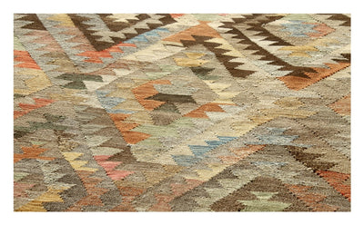 Tappeto Etnico W10095 – Stile Kilim Multicolore - CarpetLiving