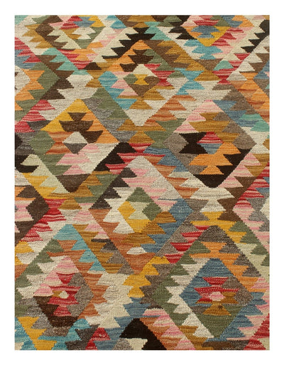 Passatoia Etnica W_031 – Stile Kilim Multicolore - CarpetLiving