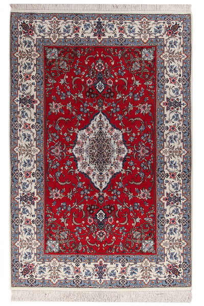 Persian Isfahan Silk & Wool Rug 233_155 cm