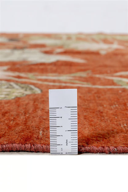 Tappeto Antico Samarcanda Autentico in Lana - 243 x 152 cm