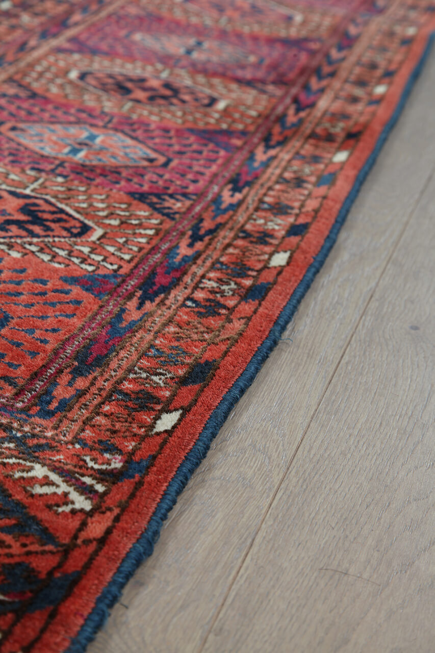 Tappeto Orientale Bouchara Antico: Autentico Tappeto Turcomanno 340x220cm