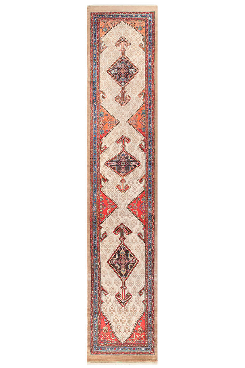 Authentic Antique Persian Malayer Rug | Hand-Knotted 510x94cm