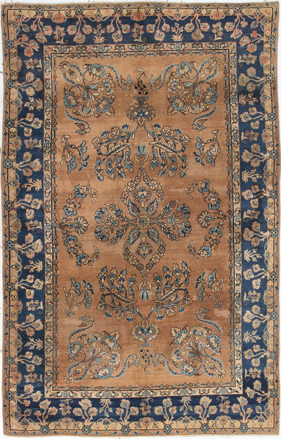 Tappeto Lillian Antico Persiano Autentico | Annodato a Mano 183x122cm - CarpetLiving