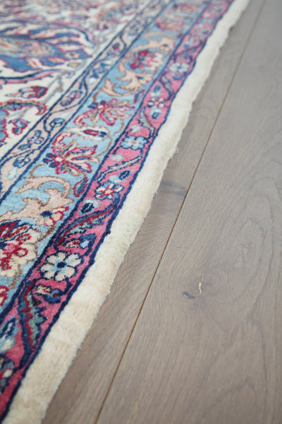 Tappeto Kerman Antico Persiano Autentico | Annodato a Mano 400x326cm - CarpetLiving