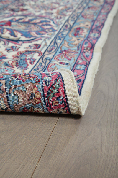 Tappeto Kerman Antico Persiano Autentico | Annodato a Mano 400x326cm - CarpetLiving
