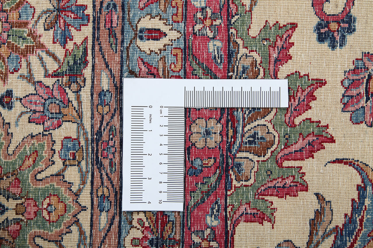 Tappeto Kerman Antico Persiano Autentico | Annodato a Mano 400x326cm