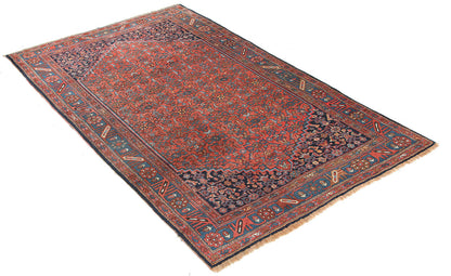 Authentic Antique Persian Malayer Rug | Hand-Knotted 211x130cm