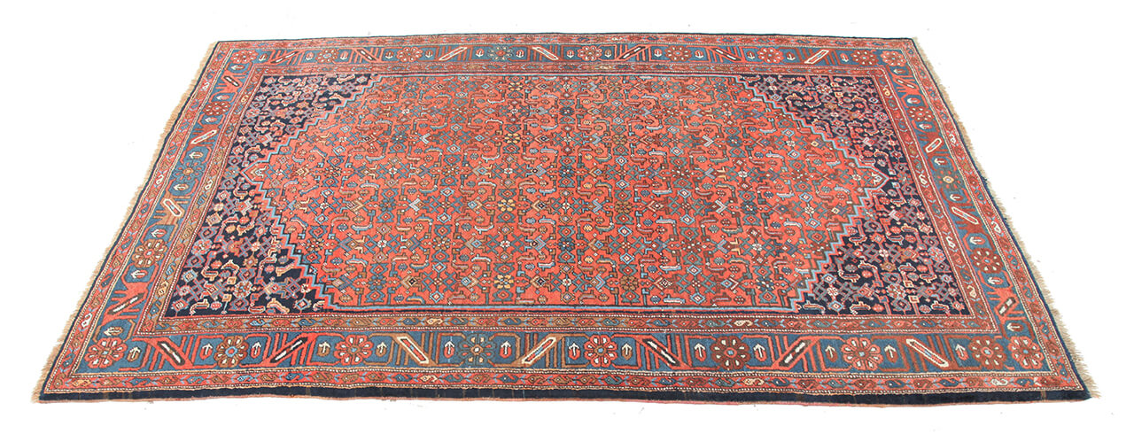 Authentic Antique Persian Malayer Rug | Hand-Knotted 211x130cm